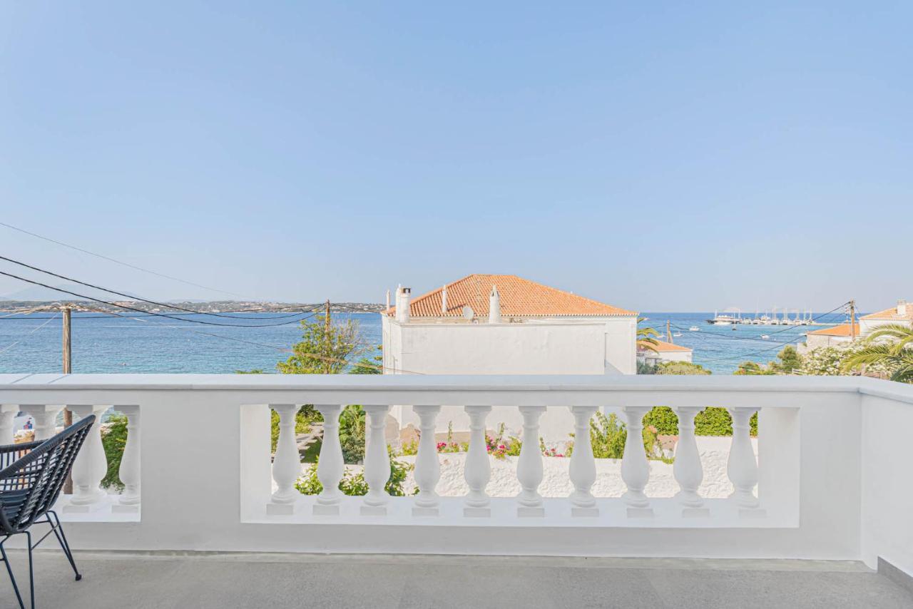 Pearl House - Luxurious New Beach Villa In Spetses Stunning View Ligoneri 외부 사진
