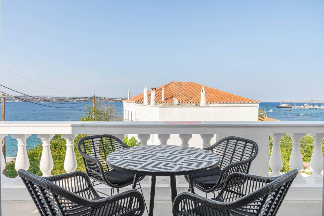 Pearl House - Luxurious New Beach Villa In Spetses Stunning View Ligoneri 외부 사진
