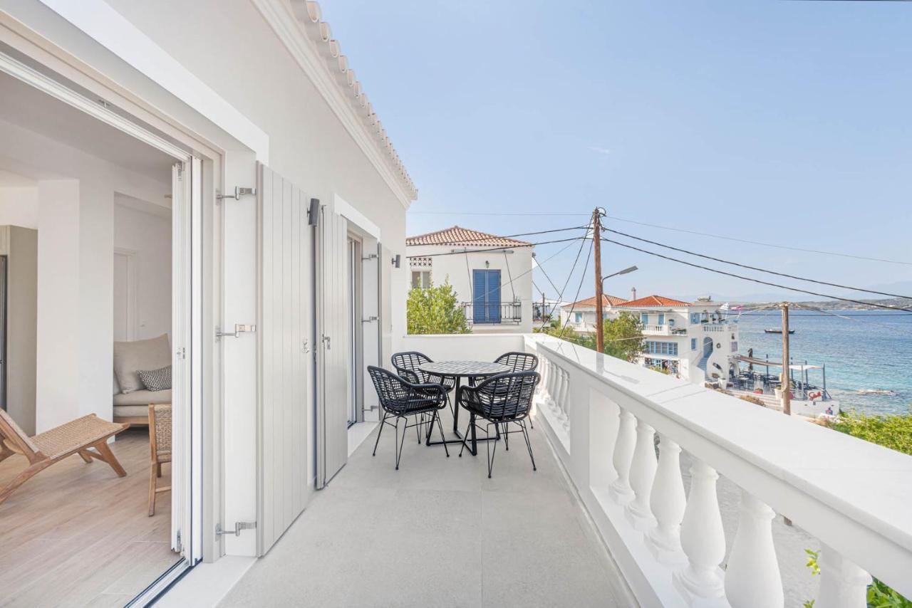 Pearl House - Luxurious New Beach Villa In Spetses Stunning View Ligoneri 외부 사진